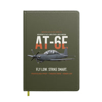 Thumbnail for AT-6E Wolverine Light Attack design on green army notebook