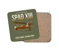 Thumbnail for SPAD XIII design on green army 1 piece coaster