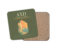 Thumbnail for Dimokritos Airport (AXD) design on green army 1 piece coaster