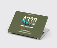 Thumbnail for Airbus A330 MRTT+ design on green army MacBook case
