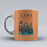 Thumbnail for Airport COO — Cotonou Mug design on orange cadjehoun