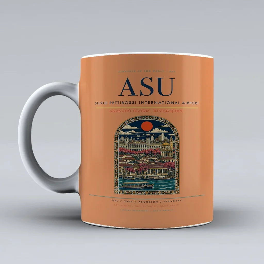 Silvio Pettirossi International Airport ASU Mug - Orange