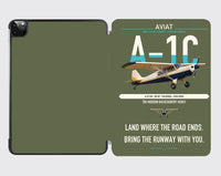 Thumbnail for Aviat Husky A-1C-180 design on green army ipad tablet case