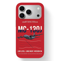 Thumbnail for MC-130J COMMANDO II design on red magsafe iphone case, for iPhone 17 Pro