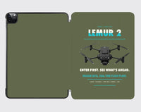 Thumbnail for BRINC LEMUR 2 design on green army ipad tablet case