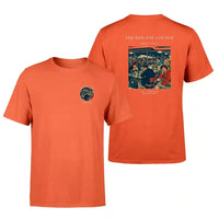 Thumbnail for VINTAGE G4082 - The Red-Eye Lounge - Double-Side T-Shirt design on orange double side t shirt