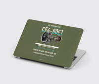 Thumbnail for CF6-80E1 design on green army MacBook case