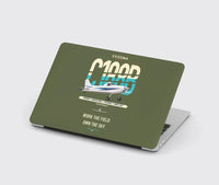 Thumbnail for Cessna A188B AgTruck design on green army MacBook case