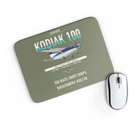 Thumbnail for Daher Kodiak 100 Series III design on green army rectangle mouse pad