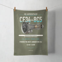 Thumbnail for CF34-8C5 design on green army towel