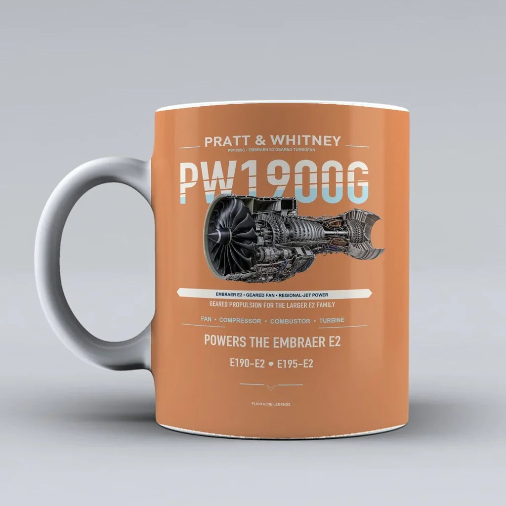 Mug design on orange pw1900g