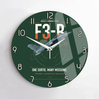Thumbnail for Dassault Rafale C — F3-R standard design on dark green no frame wall clock