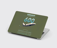 Thumbnail for Bombardier Challenger 600 design on green army MacBook case