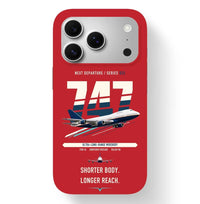 Thumbnail for Boeing 747SP design on red magsafe iphone case