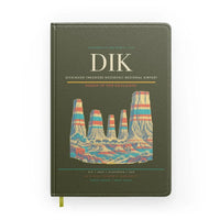 Thumbnail for Dickinson Theodore Roosevelt Regional Airport (DIK) design on green army notebook