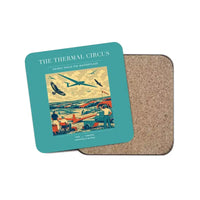 Thumbnail for The Thermal Circus - Designed Coasters design on turquoise 1-piece