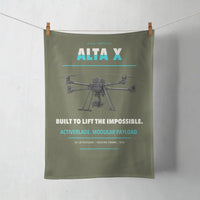 Thumbnail for Freefly Alta X design on green army towel