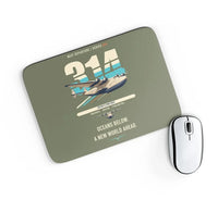 Thumbnail for Boeing 314 Clipper design on green army rectangle mouse pad
