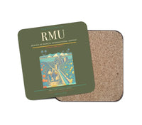 Thumbnail for Región de Murcia International Airport (RMU) design on green army 1 piece coaster