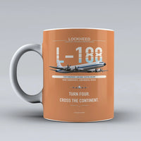 Thumbnail for L-188 Electra Mug design on orange lockheed