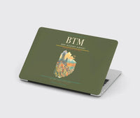 Thumbnail for Bert Mooney Airport (BTM) design on green army MacBook case