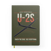 Thumbnail for U-2S Dragon Lady design on green army notebook