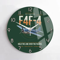 Thumbnail for F4F-4 Wildcat design on dark green no frame wall clock
