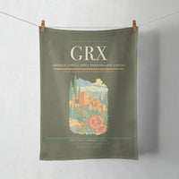 Thumbnail for Federico García Lorca Granada-Jaén Airport (GRX) design on green army towel