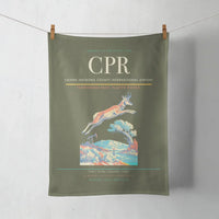 Thumbnail for Casper–Natrona County International Airport (CPR) design on green army towel