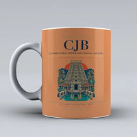 Thumbnail for Coimbatore International Airport CJB Mug - Orange