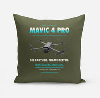 Thumbnail for DJI Mavic 4 Pro design on green army pillow