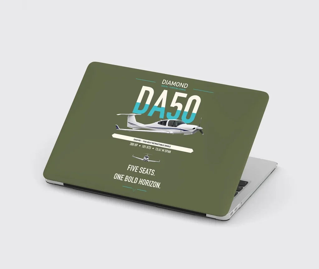Diamond DA50 RG design on green army MacBook case