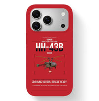 Thumbnail for Kaman HH-43B Huskie design on red magsafe iphone case, for iPhone 17 Pro