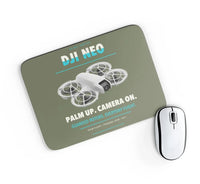Thumbnail for DJI Neo design on green army rectangle mouse pad