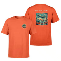 Thumbnail for VINTAGE G4119 - The Polar Jet - Double-Side T-Shirt design on orange double side t shirt