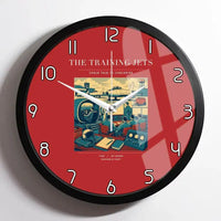 Thumbnail for VINTAGE G4126 - The Training Jets - Designed Wall Clocks design on red framed