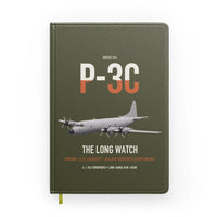 Thumbnail for P-3C Orion design on green army notebook