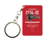 Thumbnail for CF34-8E Key Chain design on red key chain