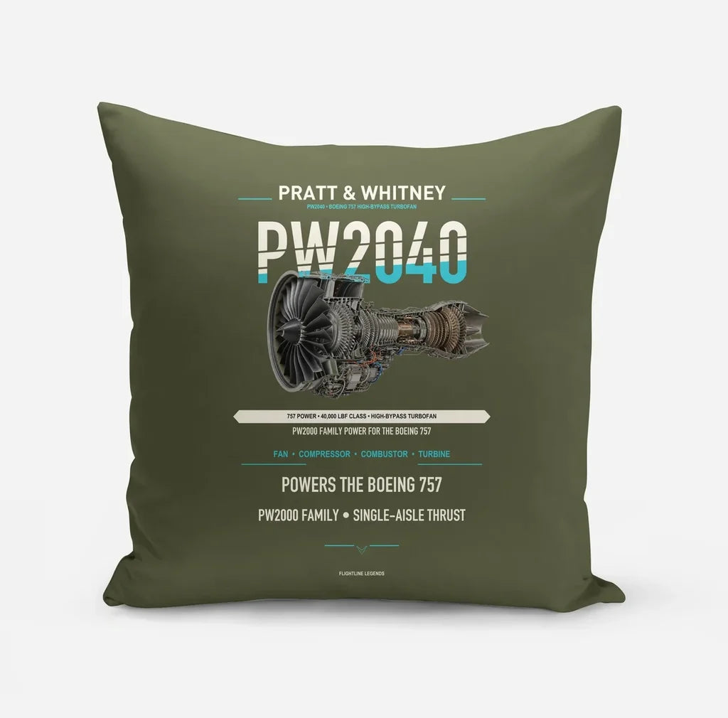 PW2040 design on green army pillow