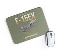 Thumbnail for F-15EX Eagle II design on green army rectangle mouse pad