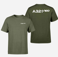 Thumbnail for A321neo & Text Double-Side T-Shirts - view 14