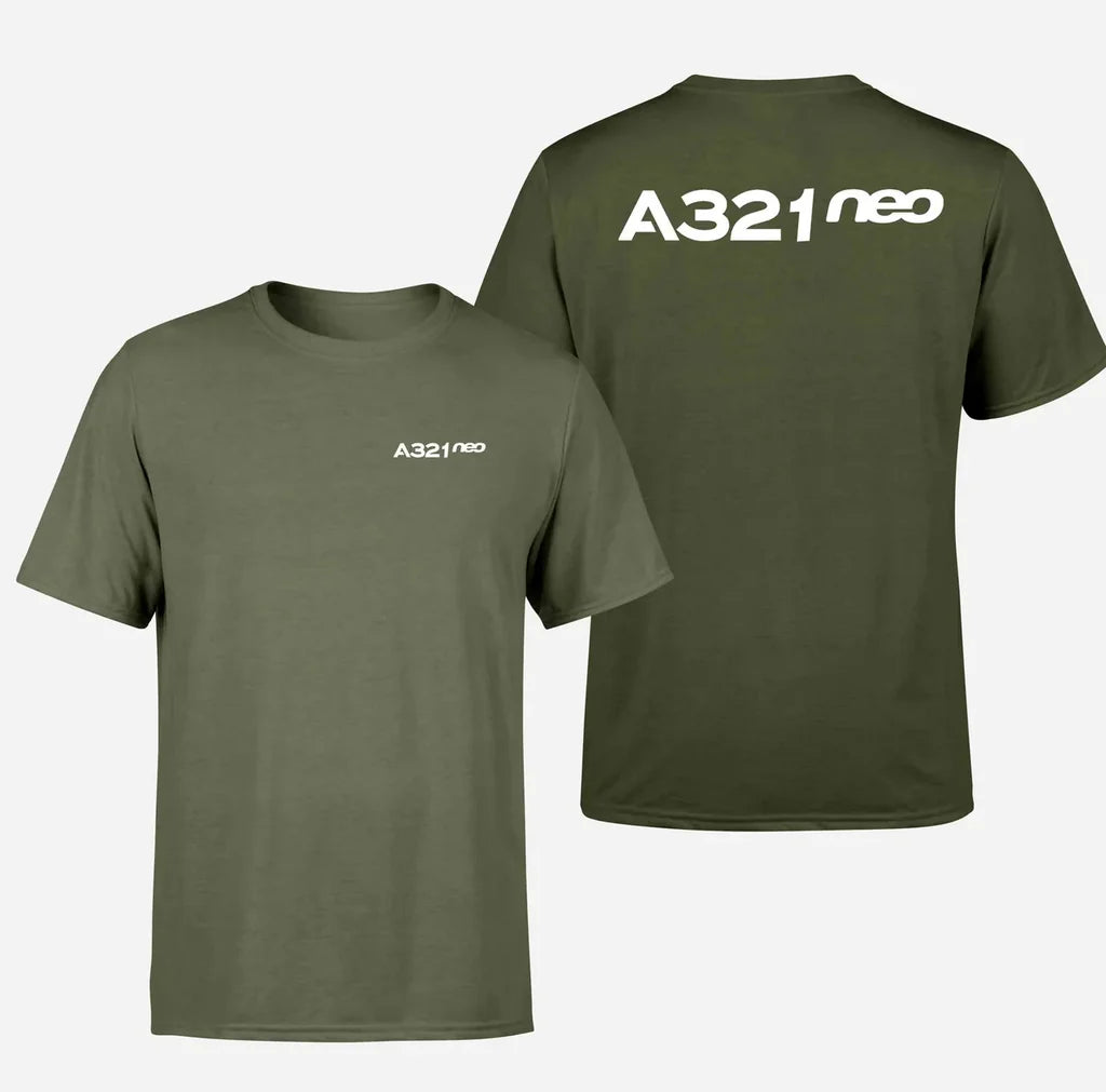 A321neo & Text Double-Side T-Shirts - view 14
