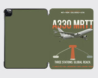 Thumbnail for Airbus A330 MRTT design on green army ipad tablet case