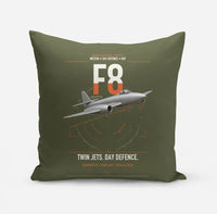 Thumbnail for Gloster Meteor F8 design on green army pillow