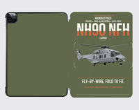 Thumbnail for NHIndustries NH90 NFH Caïman design on green army ipad tablet case