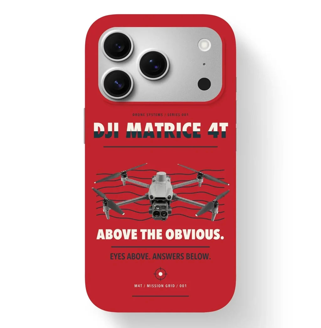 DJI Matrice 4T Case design on red iphone case