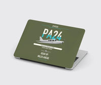 Thumbnail for Piper PA-24-250 Comanche 250 design on green army MacBook case