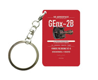 Thumbnail for GEnx-2B Key Chain design on red key chain