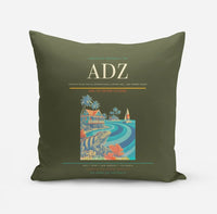 Thumbnail for Gustavo Rojas Pinilla International Airport (ADZ) design on green army pillow
