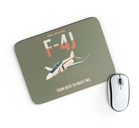 Thumbnail for F-4J Phantom II design on green army rectangle mouse pad